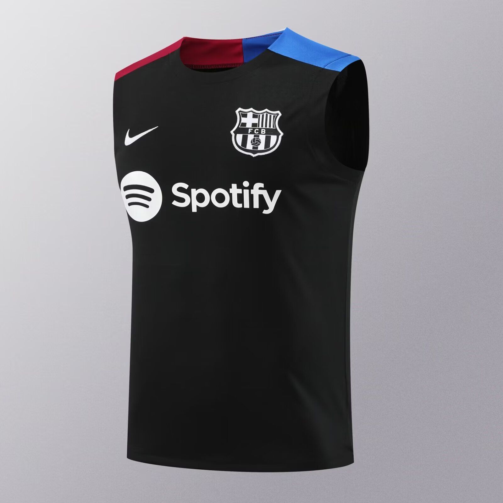 AAA Quality Barcelona 24/25 Black Vest Jeresey